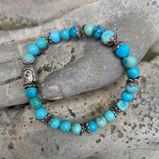 Turkoois-buddha armband