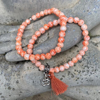 Ibiza-orange armbanden (set 2)