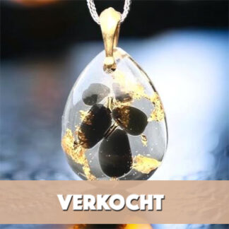 VERKOCHT - Obsidiaan hanger