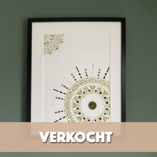 crystal grid edelstenen kristallen mandala schilderij kunst art