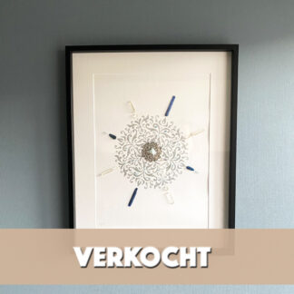 VERKOCHT - Kristallen Mandala Grid 'Brahmacharya'